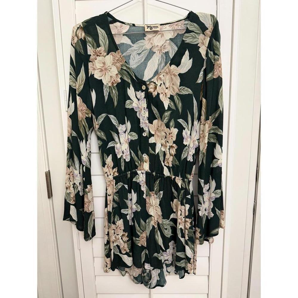 Show Me Your Mumu red rocks floral romper size Small - Picture 2 of 9